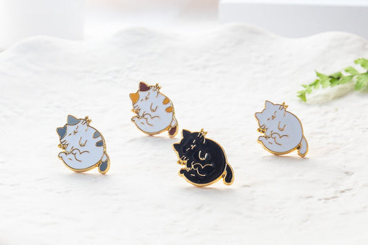 Catitude- Belly Up Enamel Earrings/ Bracelet/ Necklace | Miss Modi