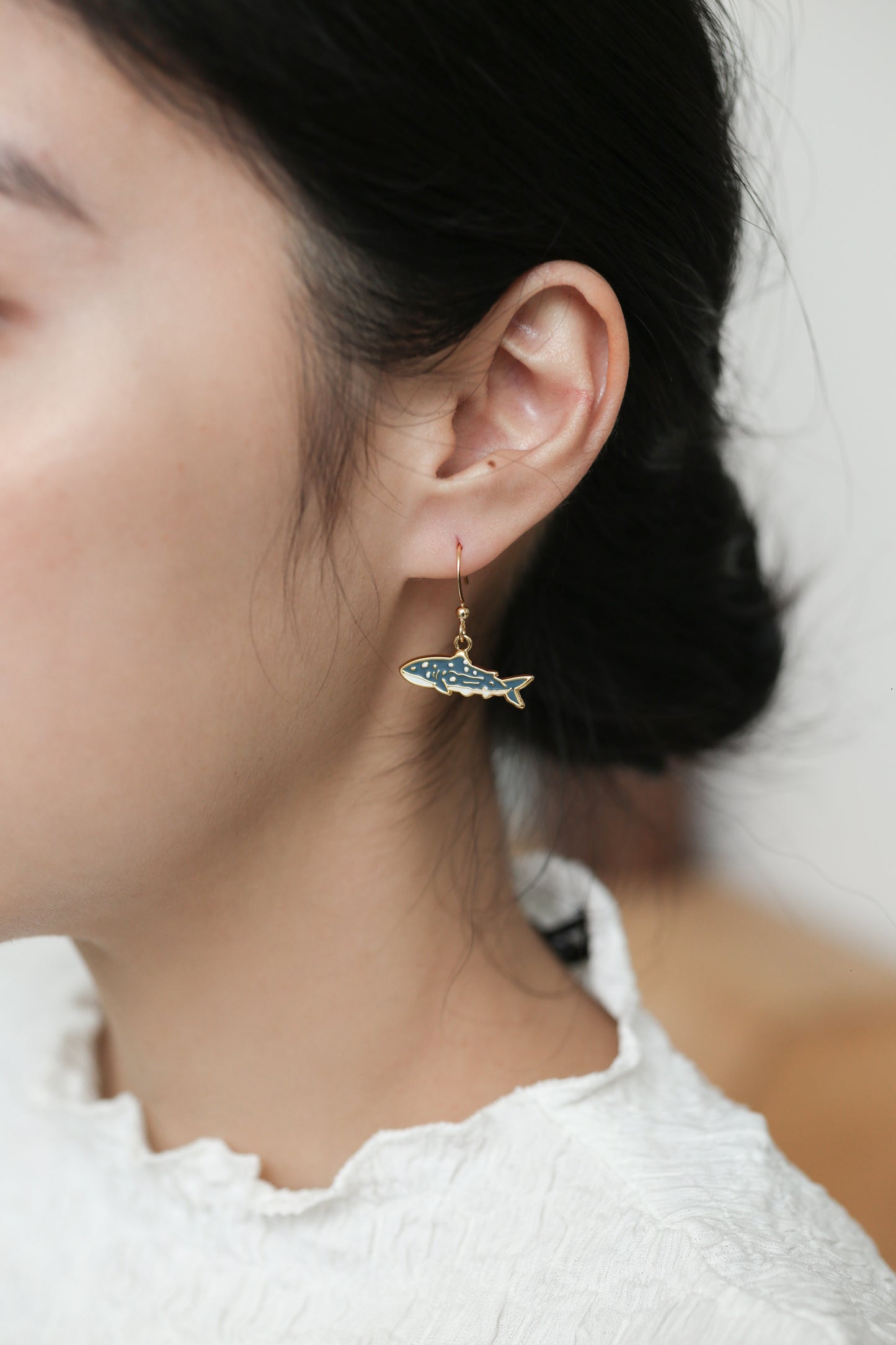 Whale Shark Enamel Earrings/ Bracelet/ Necklace