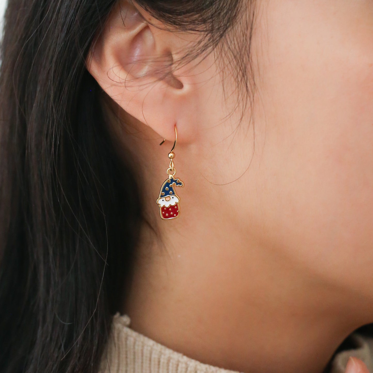 Santa, You Gnome Him Enamel Earrings/ Bracelet/ Necklace