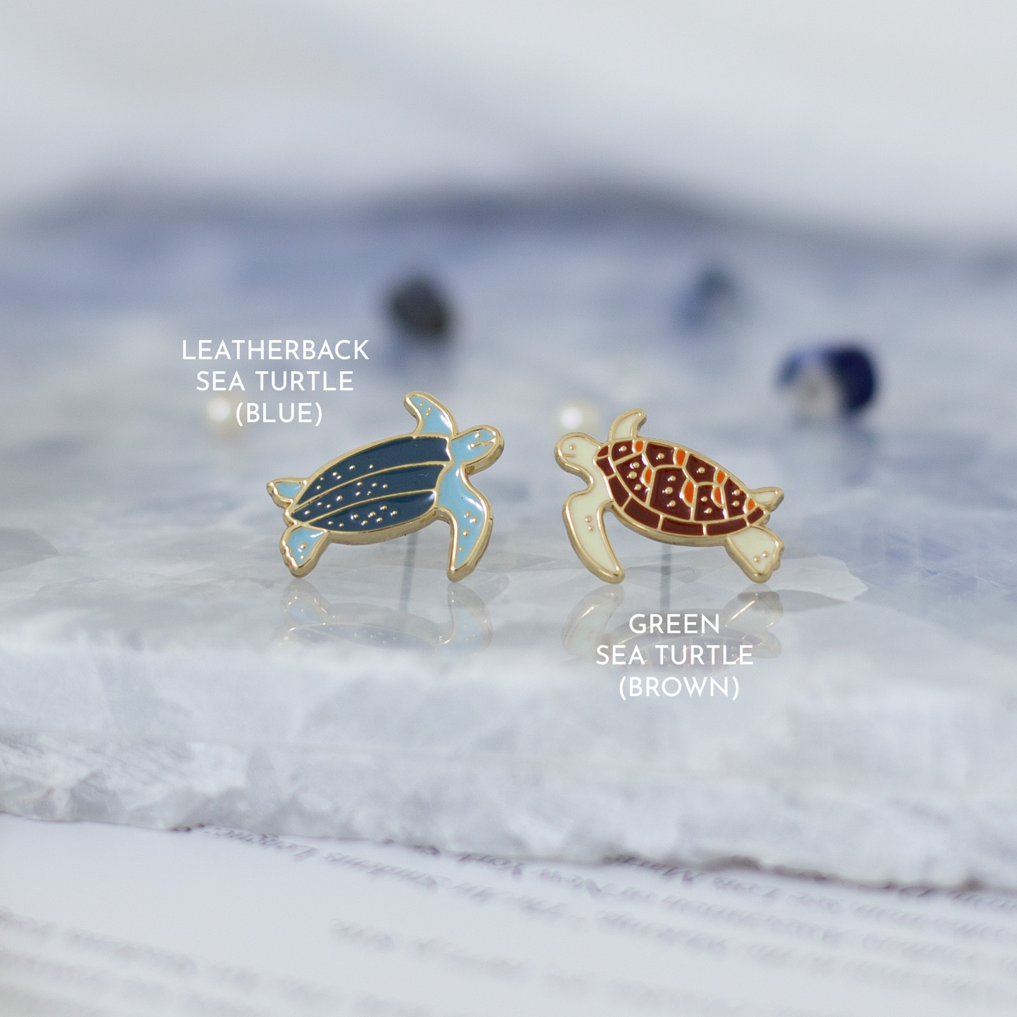 Sea Turtle Enamel Earrings/ Bracelet/ Necklace