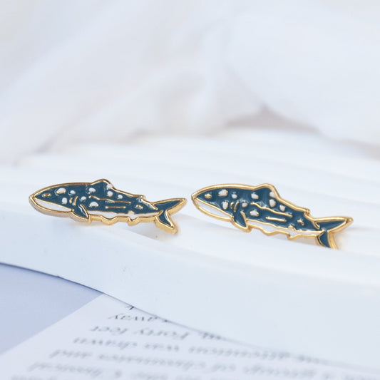 Whale Shark Enamel Earrings/ Bracelet/ Necklace