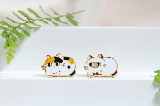 Catitude- Midnight Loaf Enamel Earrings/ Bracelet/ Necklace