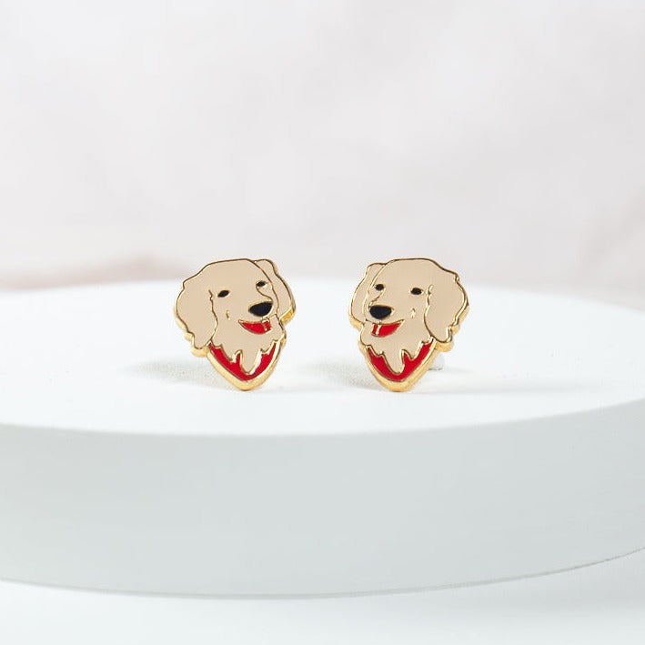 Golden Retriever Enamel Earrings/ Bracelet/ Necklace
