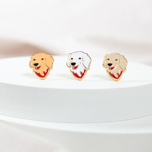 Golden Retriever Enamel Earrings/ Bracelet/ Necklace