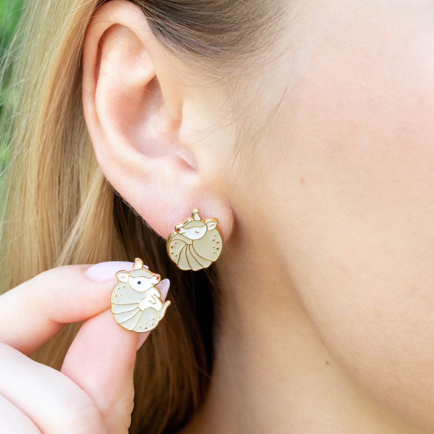 Armadillo Mismatch Trio (Set of 3 Stud Earrings)
