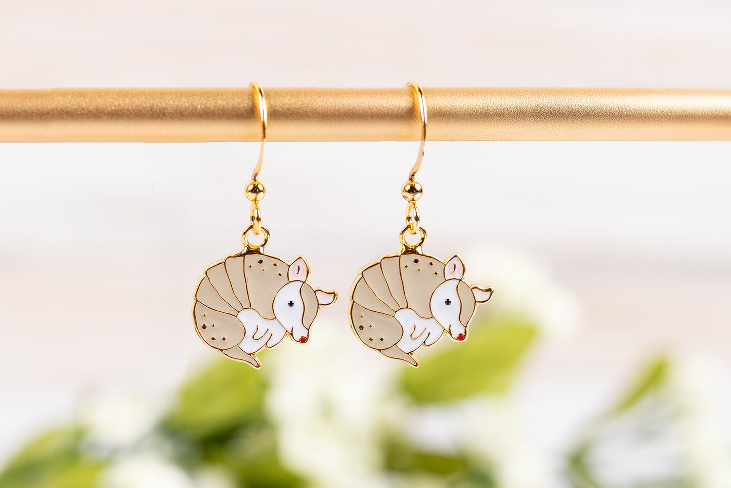 Belly Up 'Dillo Enamel Earrings/ Bracelet/ Necklace