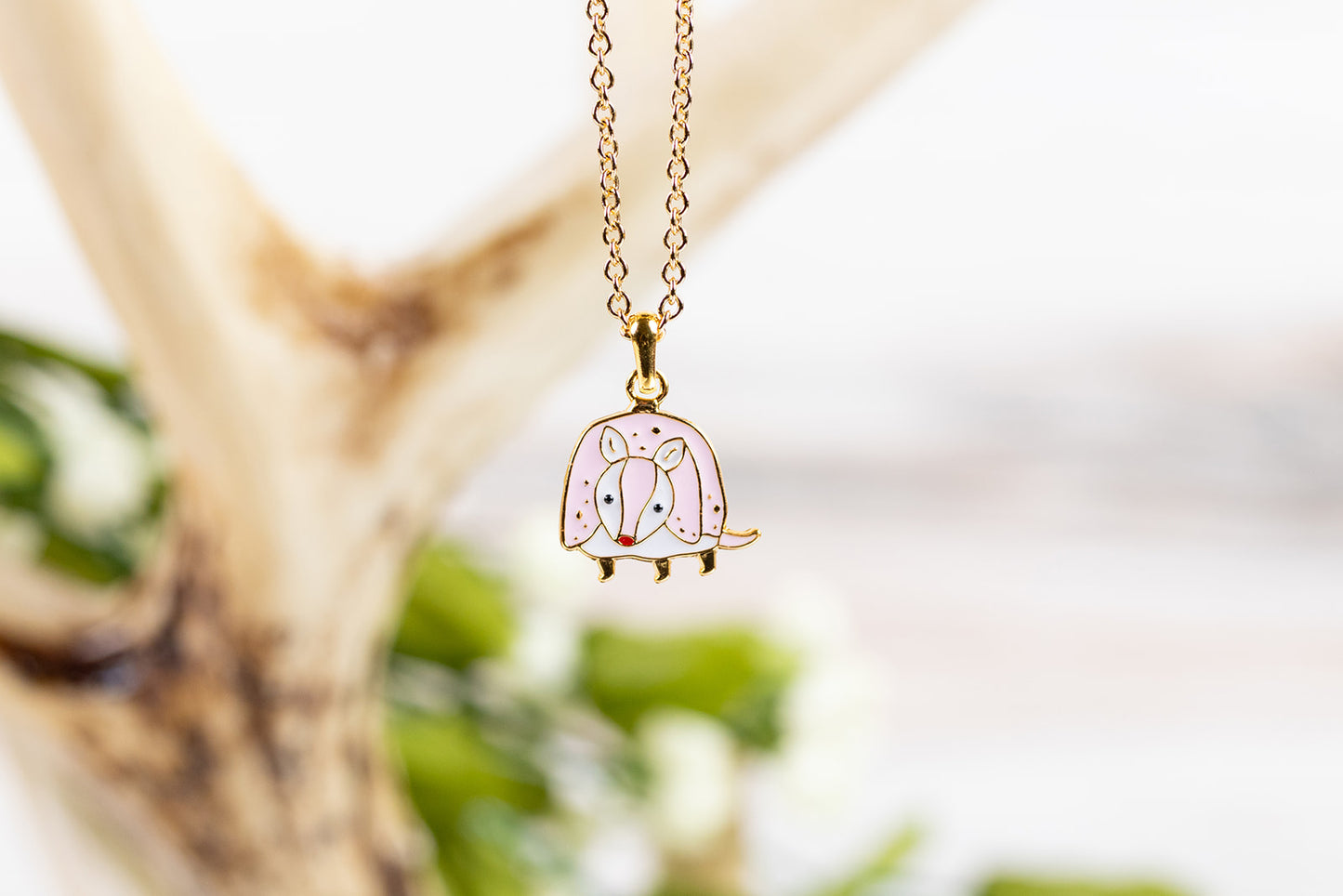 Howdy 'Dillo Enamel Earrings/ Bracelet/ Necklace