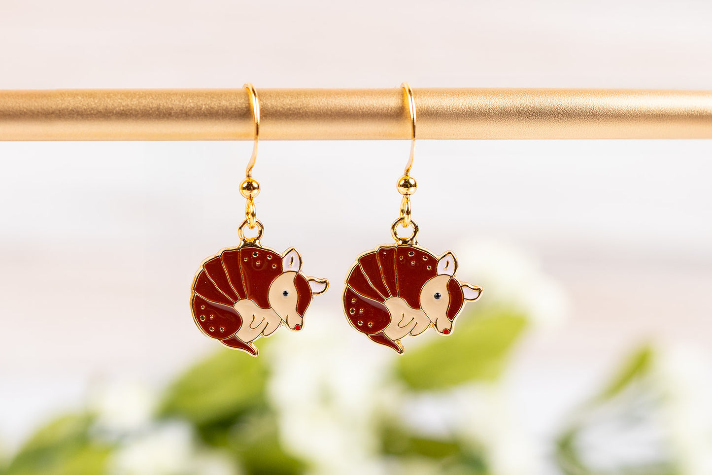Belly Up 'Dillo Enamel Earrings/ Bracelet/ Necklace
