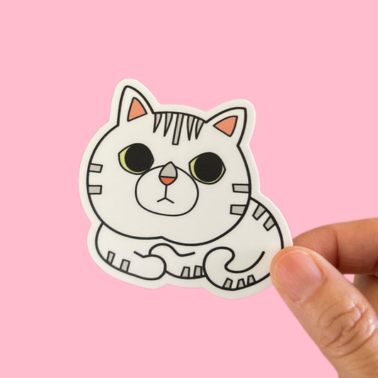 Kitty King Vinyl Sticker
