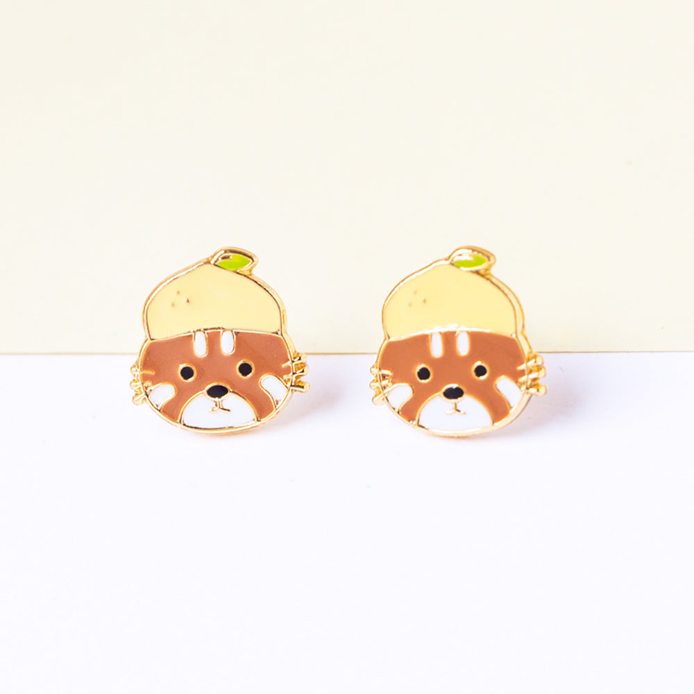 Lemon Bear Enamel Earrings/ Bracelet/ Necklace