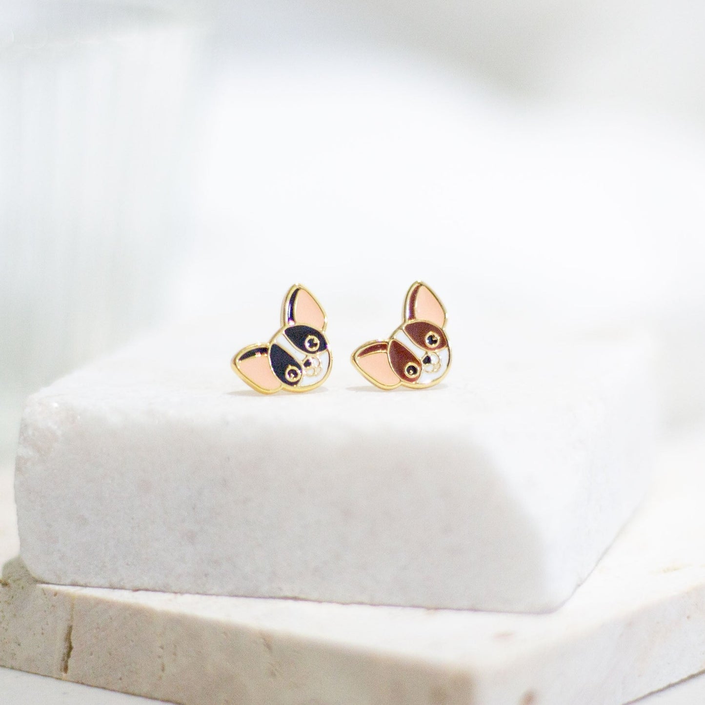 Chihuahua Enamel Earrings/ Bracelet/ Necklace