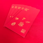 Miss Modi Exclusive Tiger Lord Gold Foil Red Envelopes