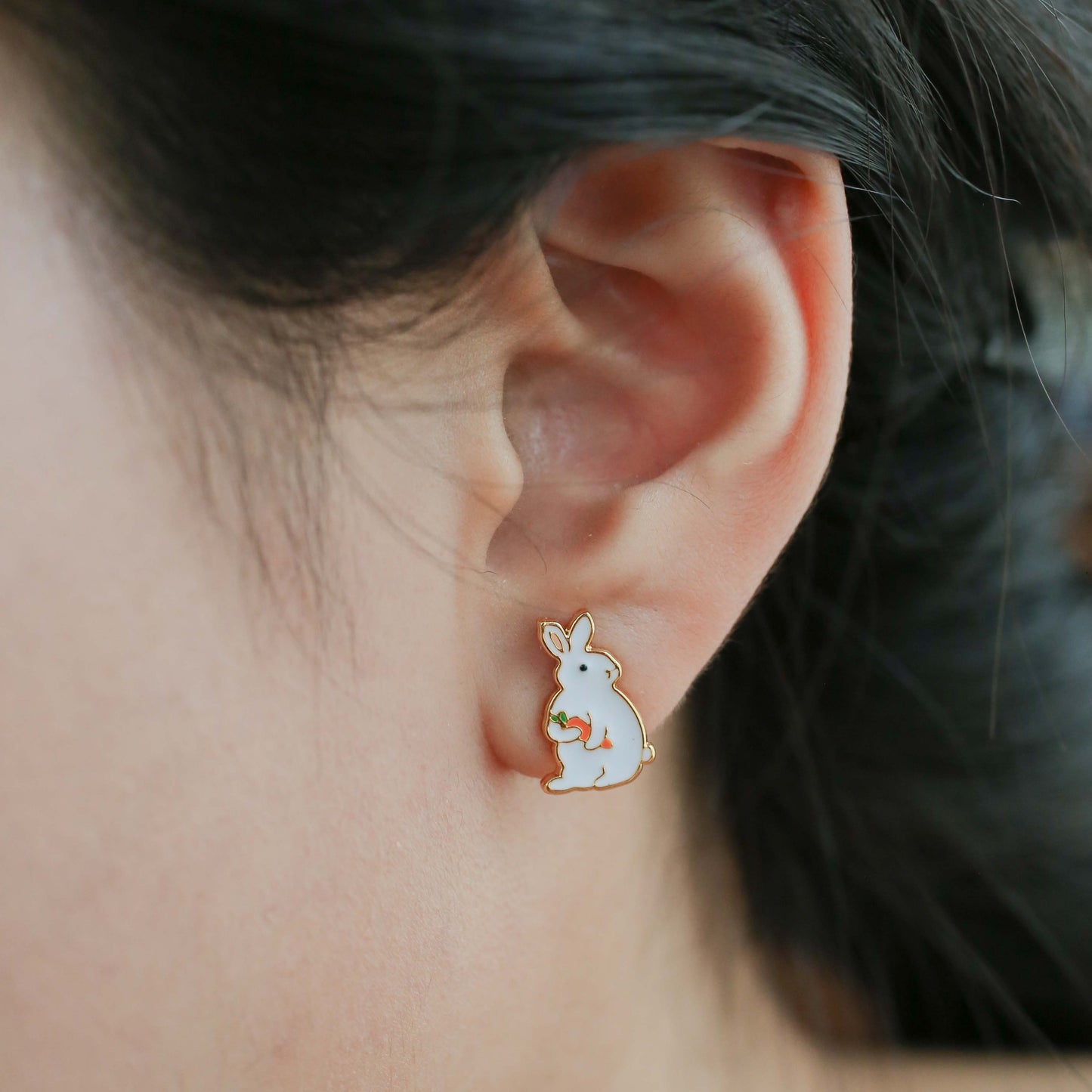 Bunny Bunny Enamel Earrings/ Bracelet/ Necklace
