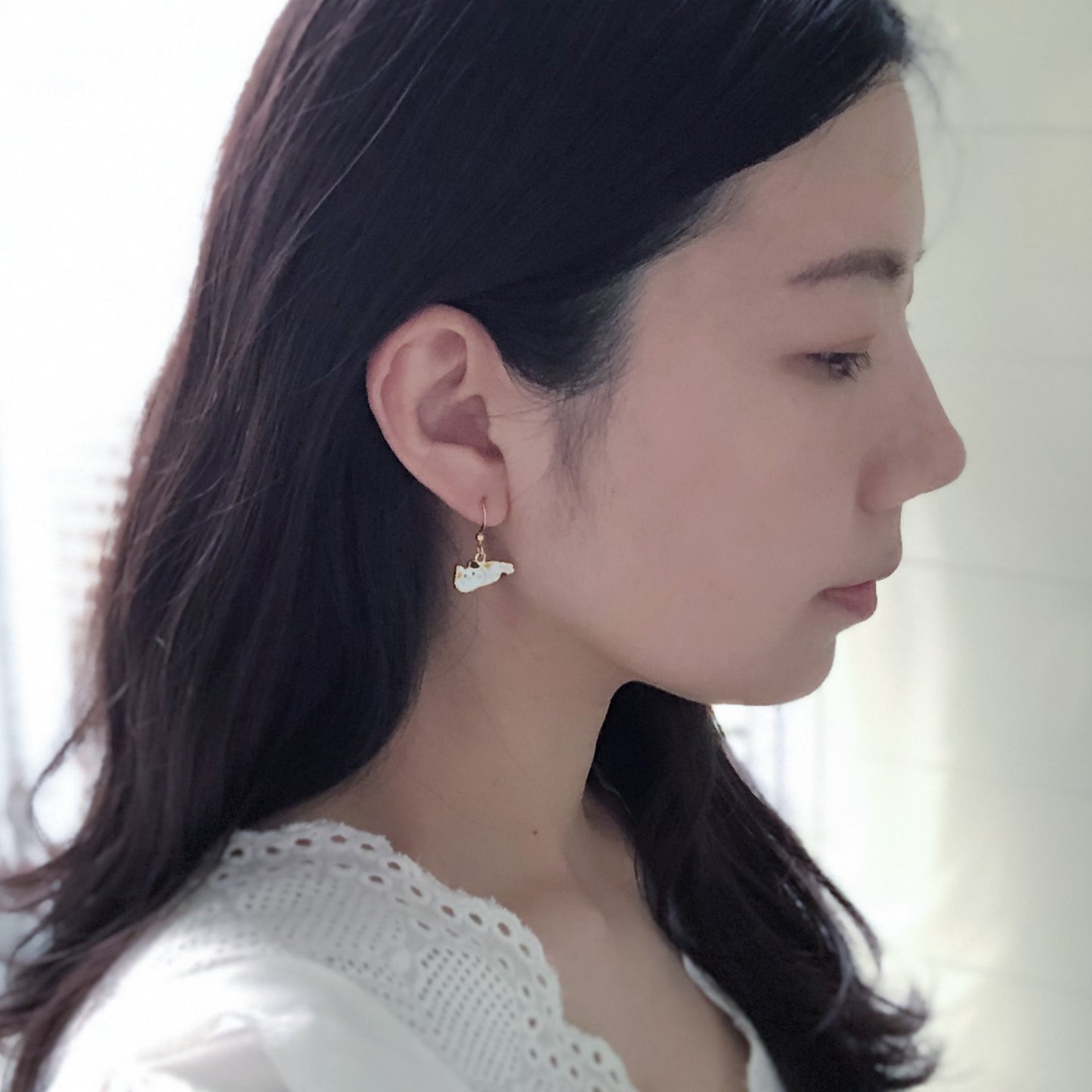 Calico's Afternoon Enamel Earrings/ Bracelet/ Necklace