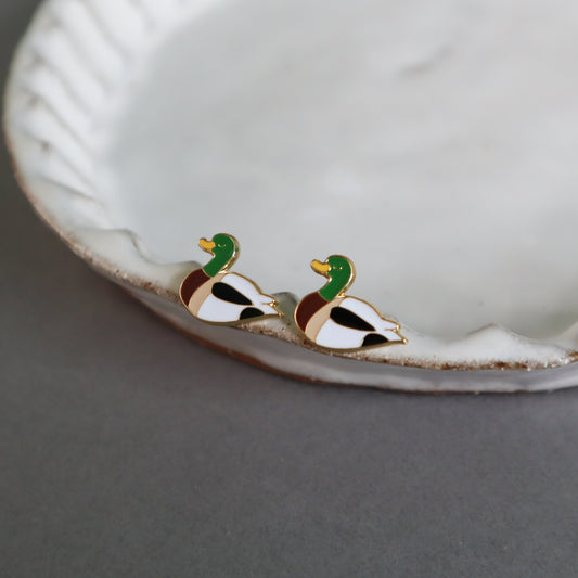 Mallard Enamel Earrings/ Bracelet/ Necklace