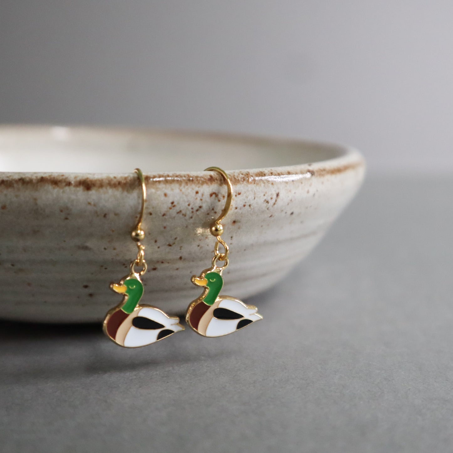Mallard Enamel Earrings/ Bracelet/ Necklace