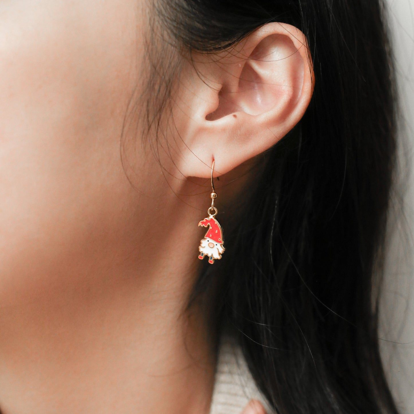 Santa, You Gnome Him Enamel Earrings/ Bracelet/ Necklace