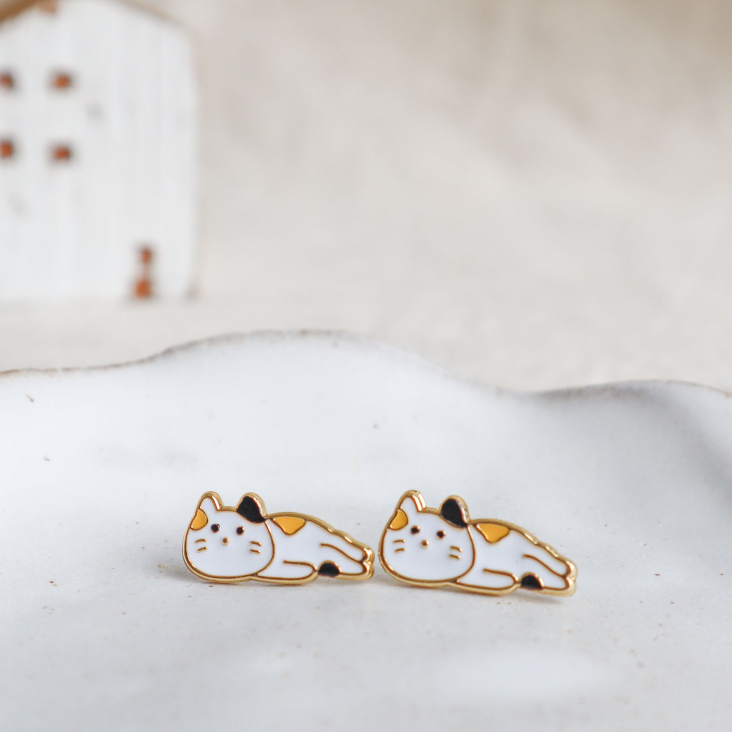 Calico's Afternoon Enamel Earrings/ Bracelet/ Necklace
