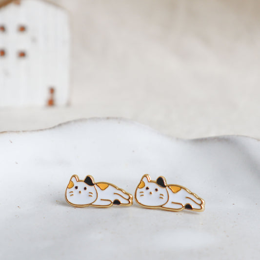 Calico's Afternoon Enamel Earrings/ Bracelet/ Necklace