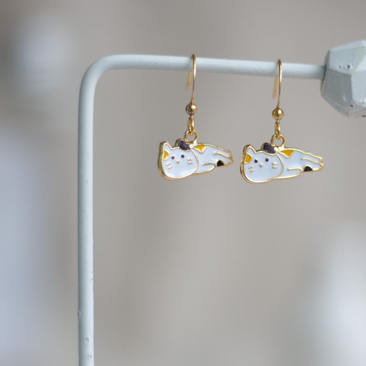 Calico's Afternoon Enamel Earrings/ Bracelet/ Necklace