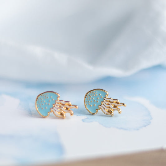 Jellyfish Enamel Earrings/ Bracelet/ Necklace