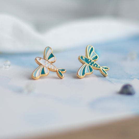 Flying Fish Enamel Earrings/ Bracelet/ Necklace