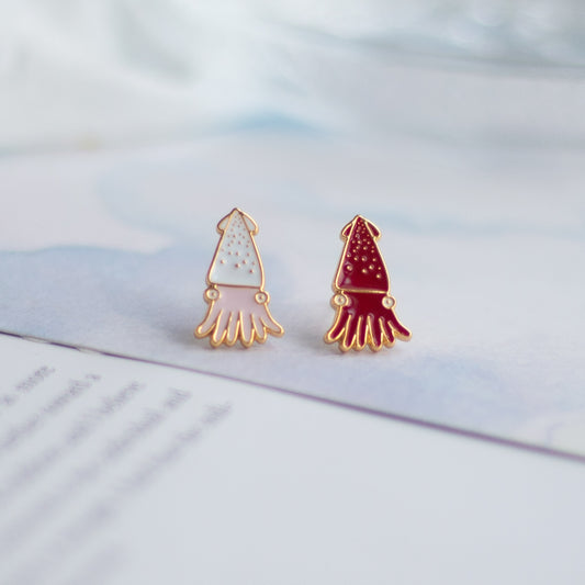 Li'l Squid Enamel Earrings/ Bracelet/ Necklace