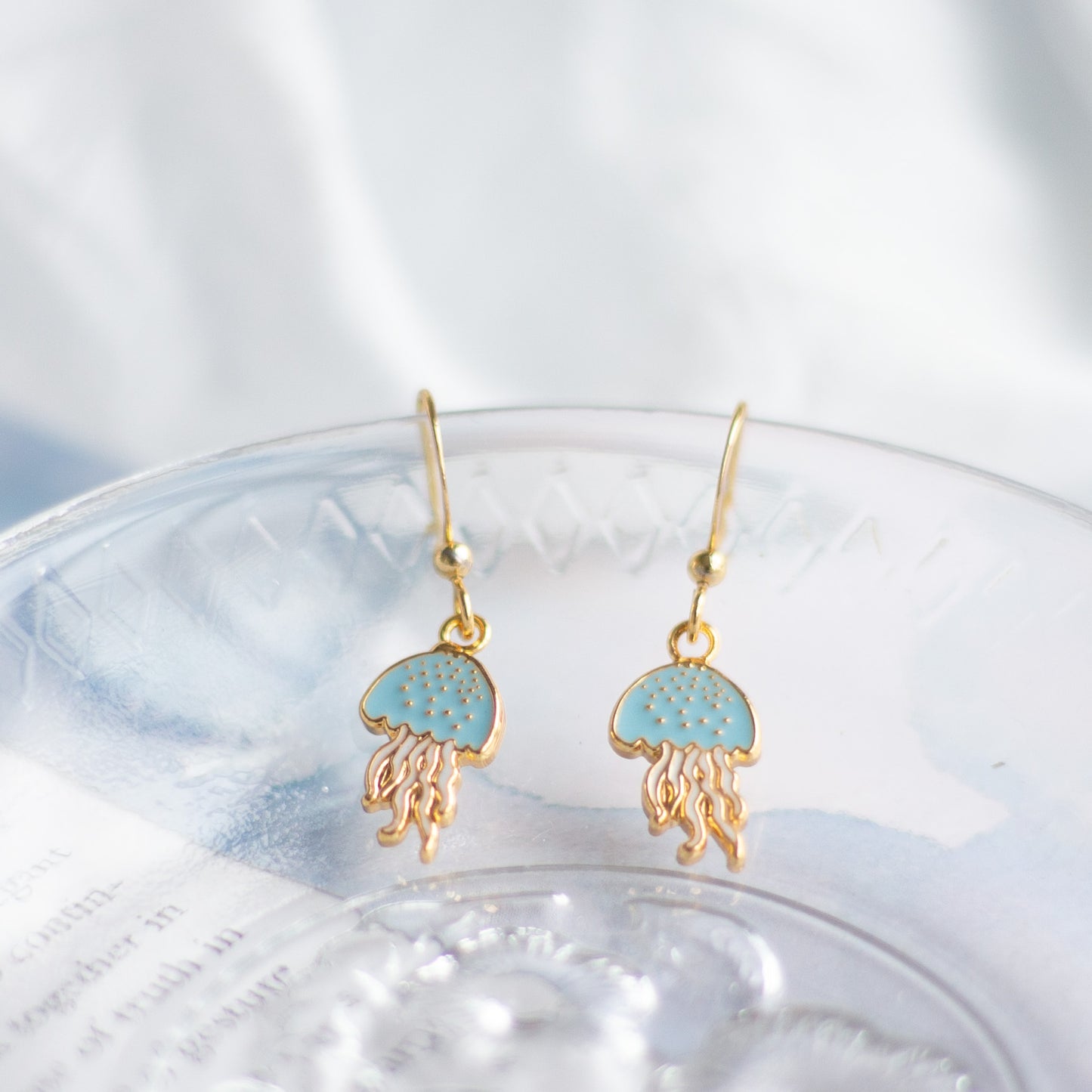 Jellyfish Enamel Earrings/ Bracelet/ Necklace