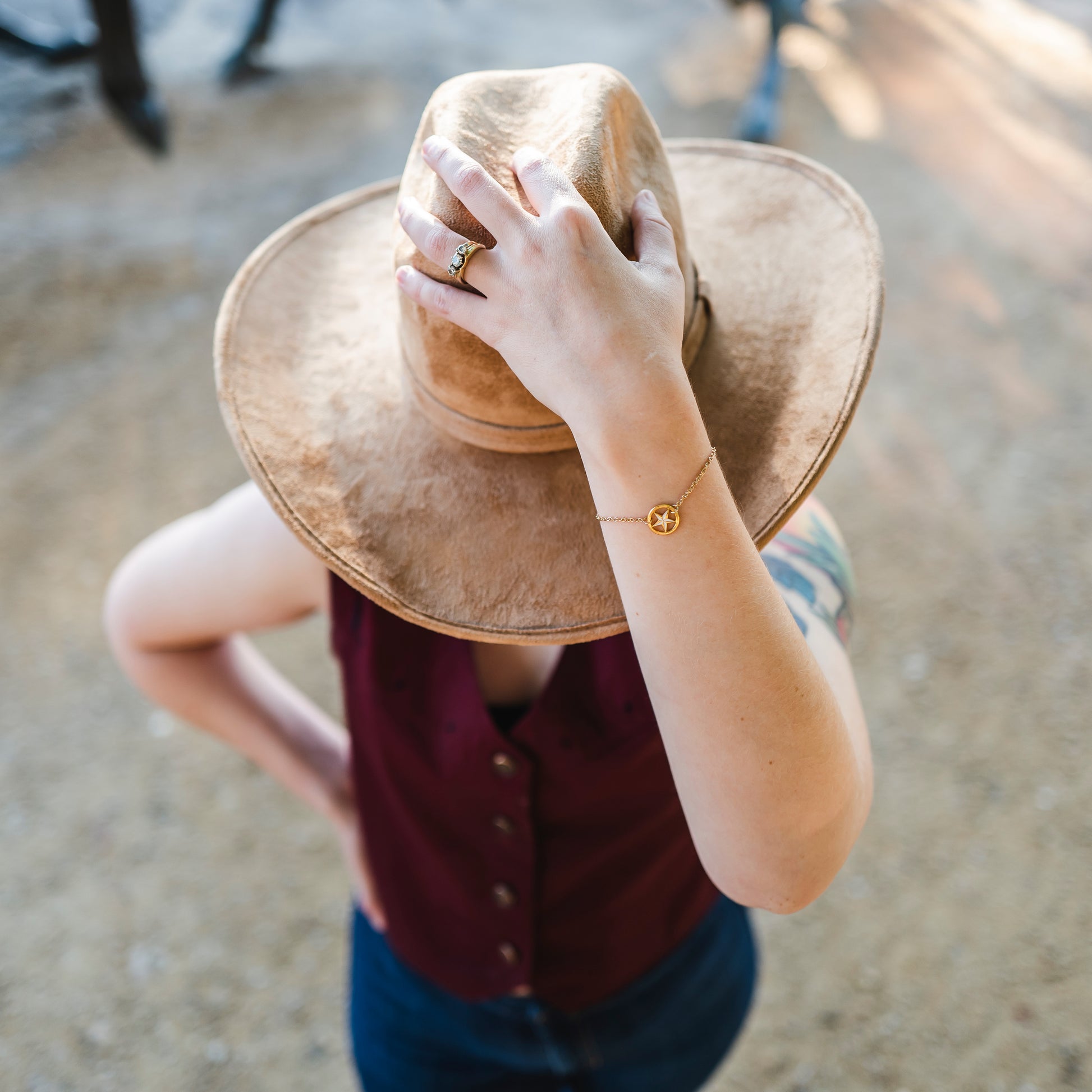 The Lone Star Enamel Bracelet | Miss Modi