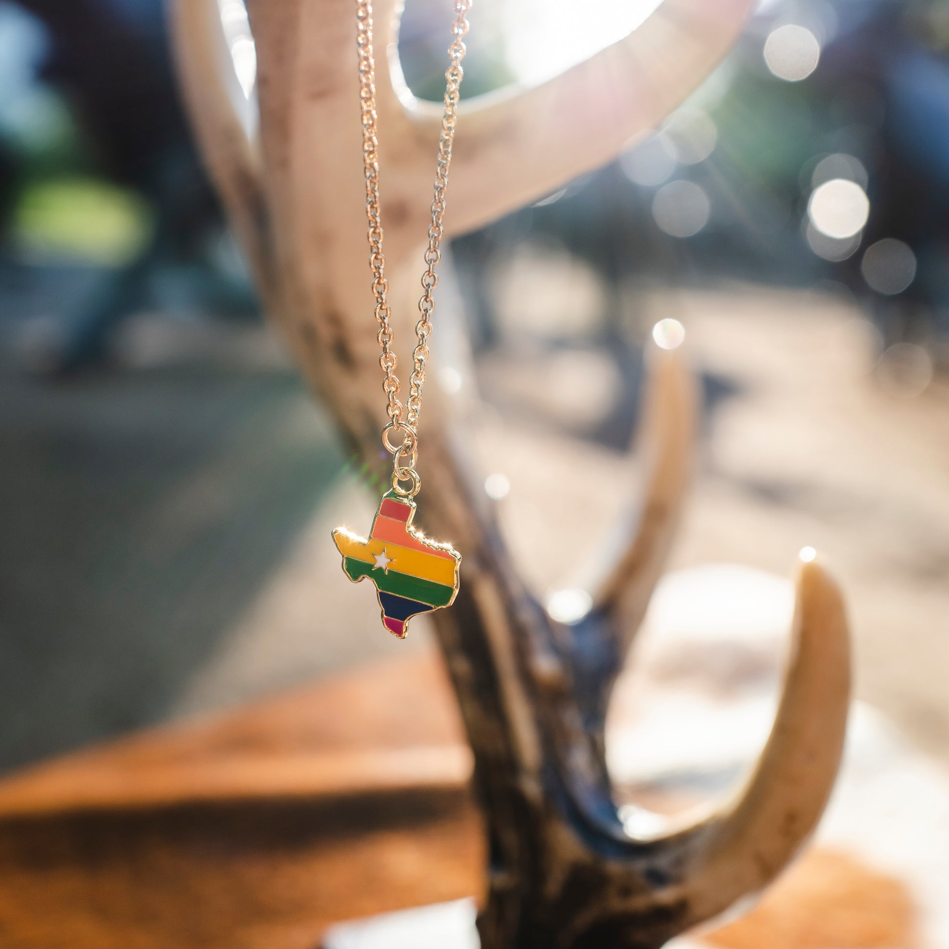 Texas Rainbow Enamel Bracelet | Miss Modi