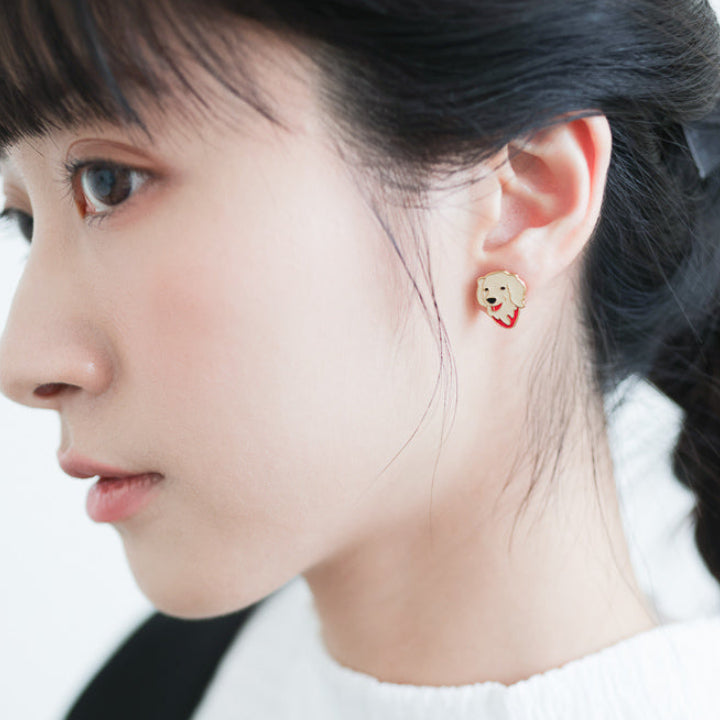 Golden Retriever Enamel Earrings/ Bracelet/ Necklace