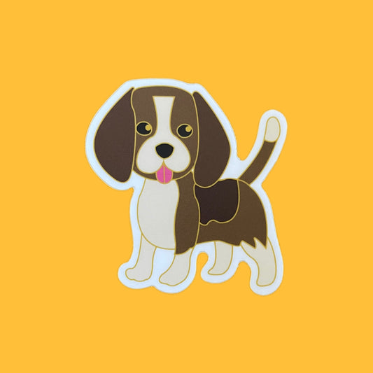 Beagle Die Cut Vinyl Sticker