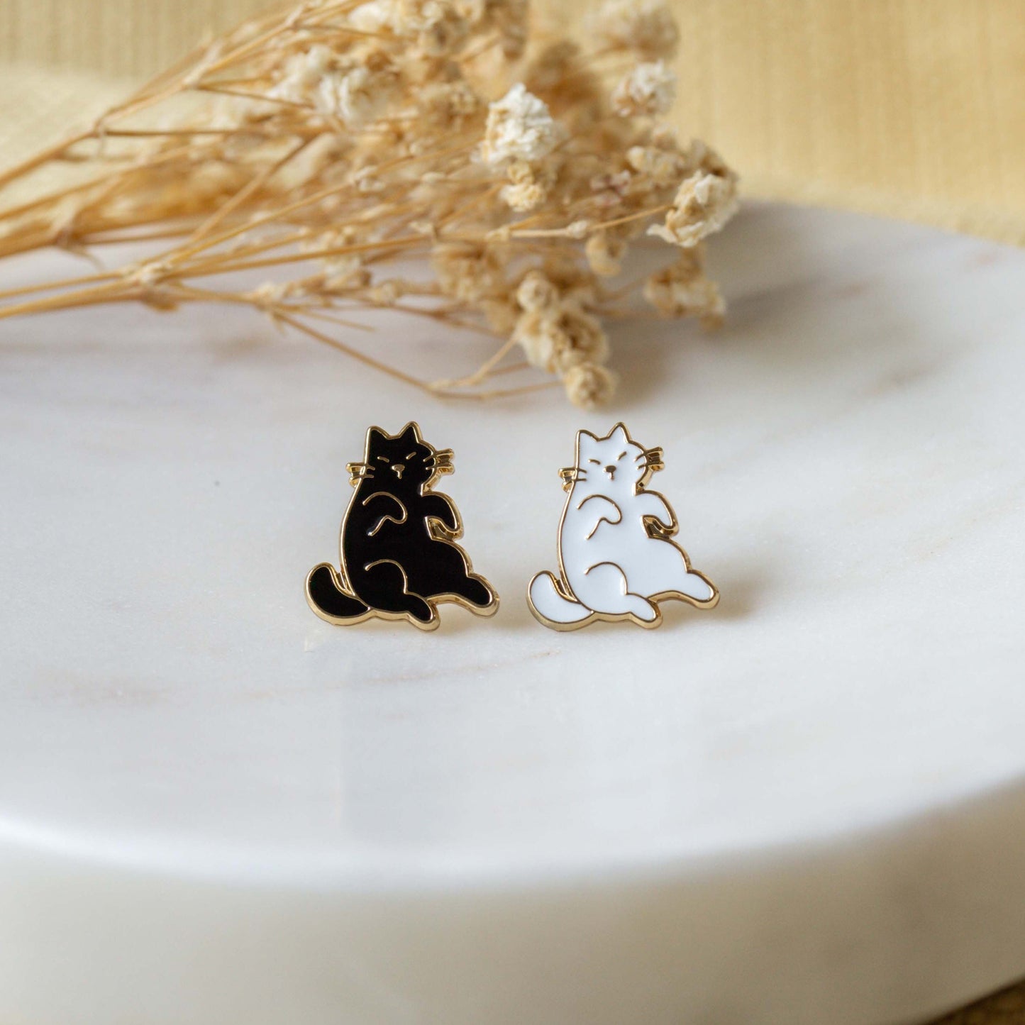 Cat Chaos- Chonky Cat Enamel Pin/ Earrings/ Bracelet/ Necklace