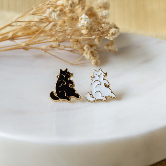 Cat Chaos- Chonky Cat Enamel Pin/ Earrings/ Bracelet/ Necklace