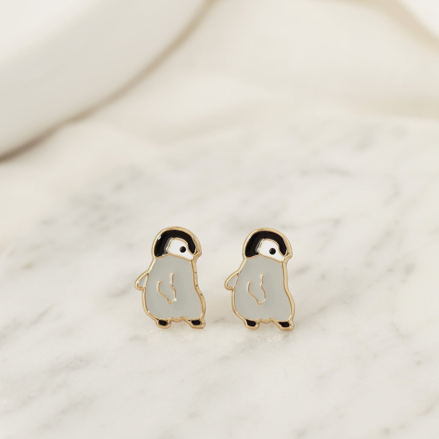 Penguin Enamel Earrings/ Bracelet/ Necklace