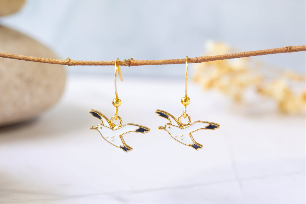 Albatross Enamel Pin/ Earrings/ Bracelet/ Necklace