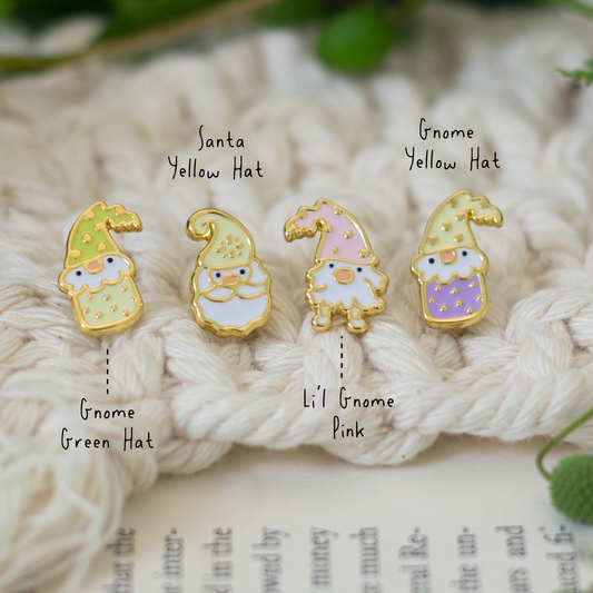 Santa, You Gnome Him Enamel Earrings/ Bracelet/ Necklace [Pastel Series]