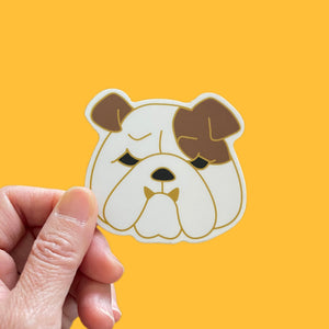 Bully Love Bulldog Die Cut Vinyl Sticker