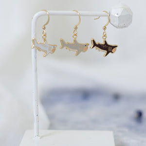 Basking Shark Enamel Earrings/ Bracelet/ Necklace