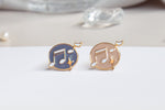 Shining Notes Enamel Earrings/ Bracelet/ Necklace