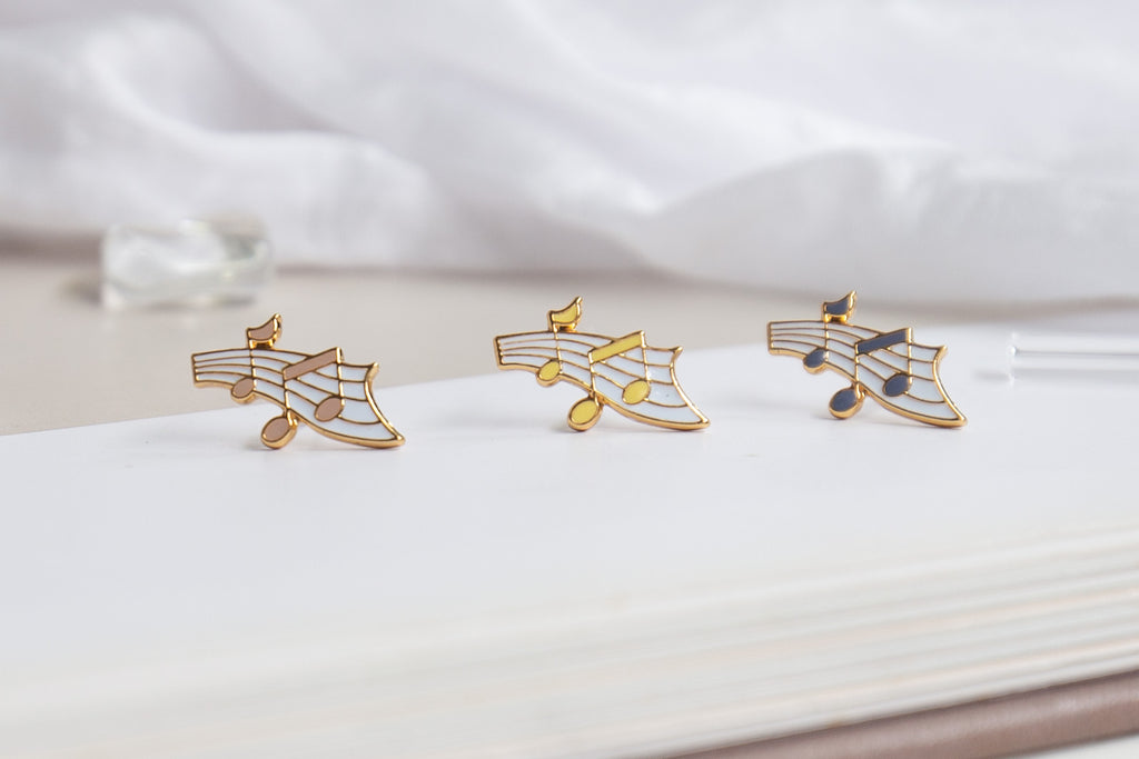 Music Notes Enamel Earrings/ Bracelet/ Necklace