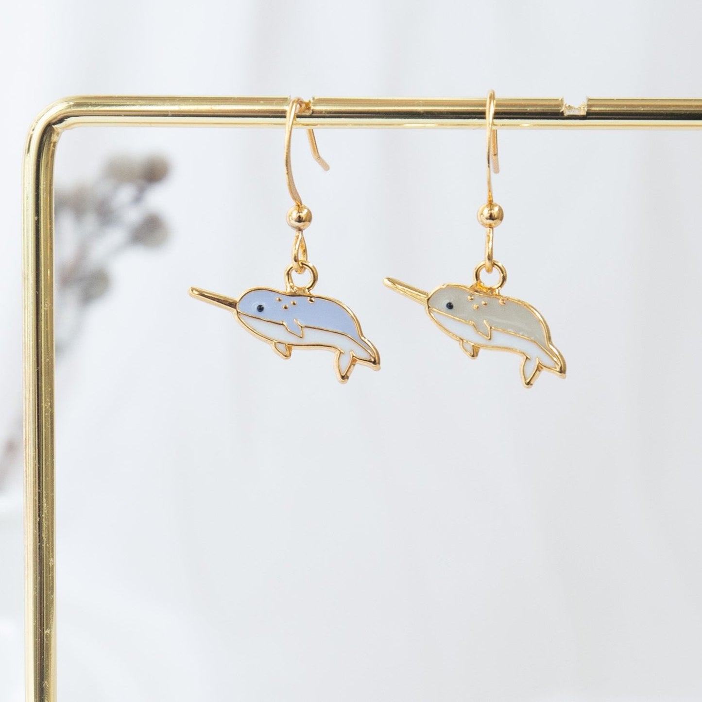 Narwhal Enamel Earrings/ Bracelet/ Necklace