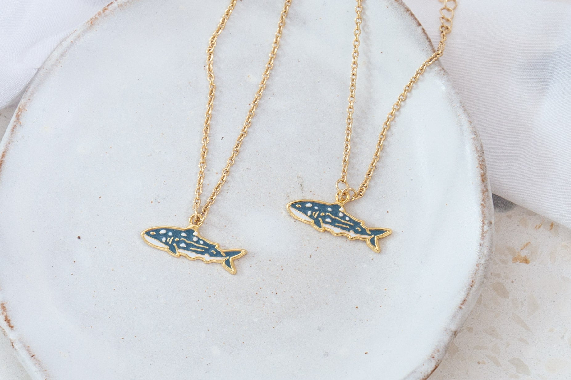 Whale Shark Enamel Earrings/ Bracelet/ Necklace