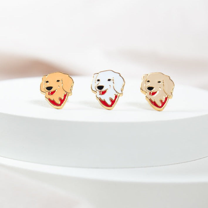 NEW! Golden Retriever Enamel Earrings/ Bracelet/ Necklace