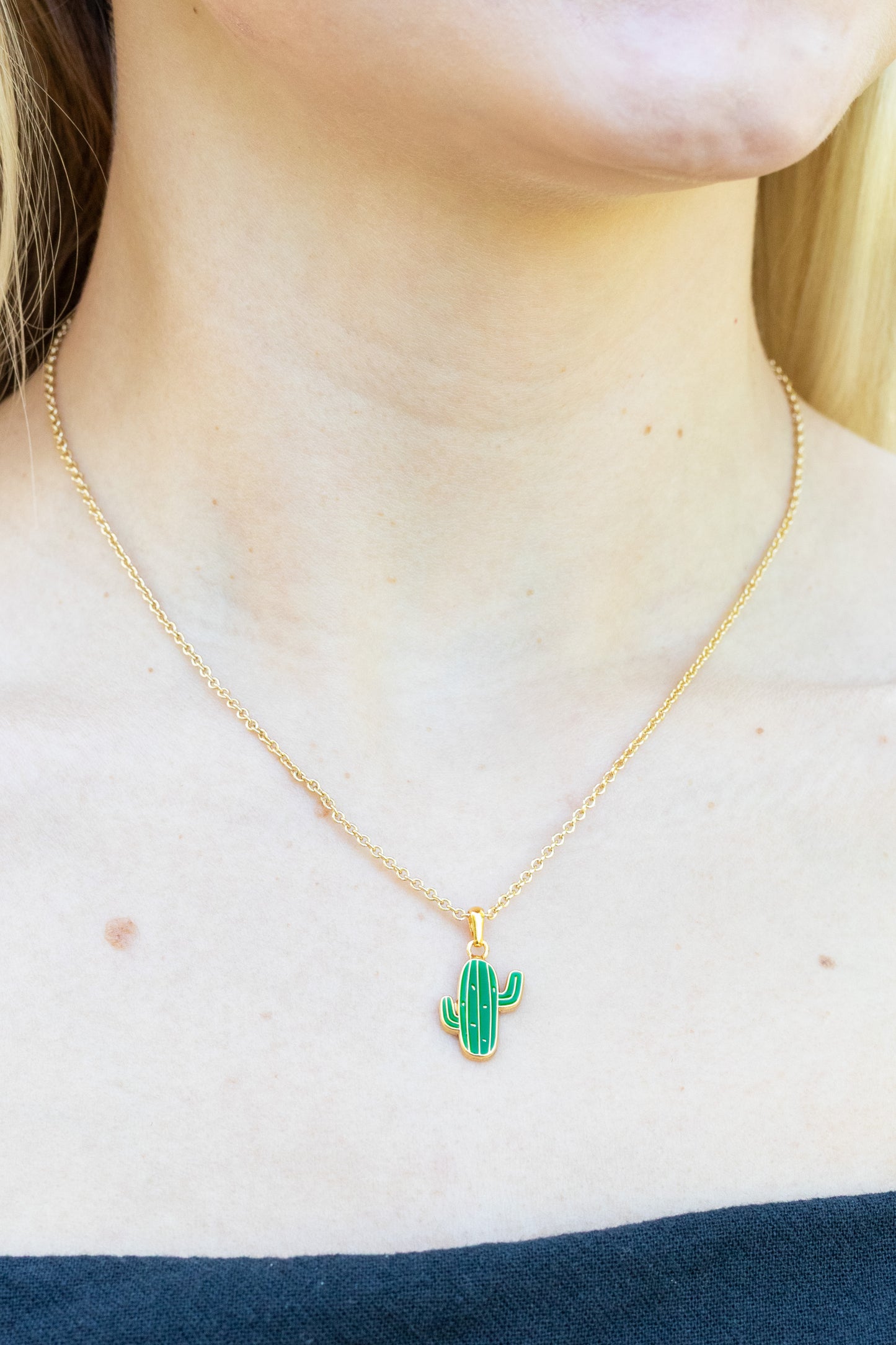 Sunny Cactus Enamel Earrings/ Bracelet/ Necklace