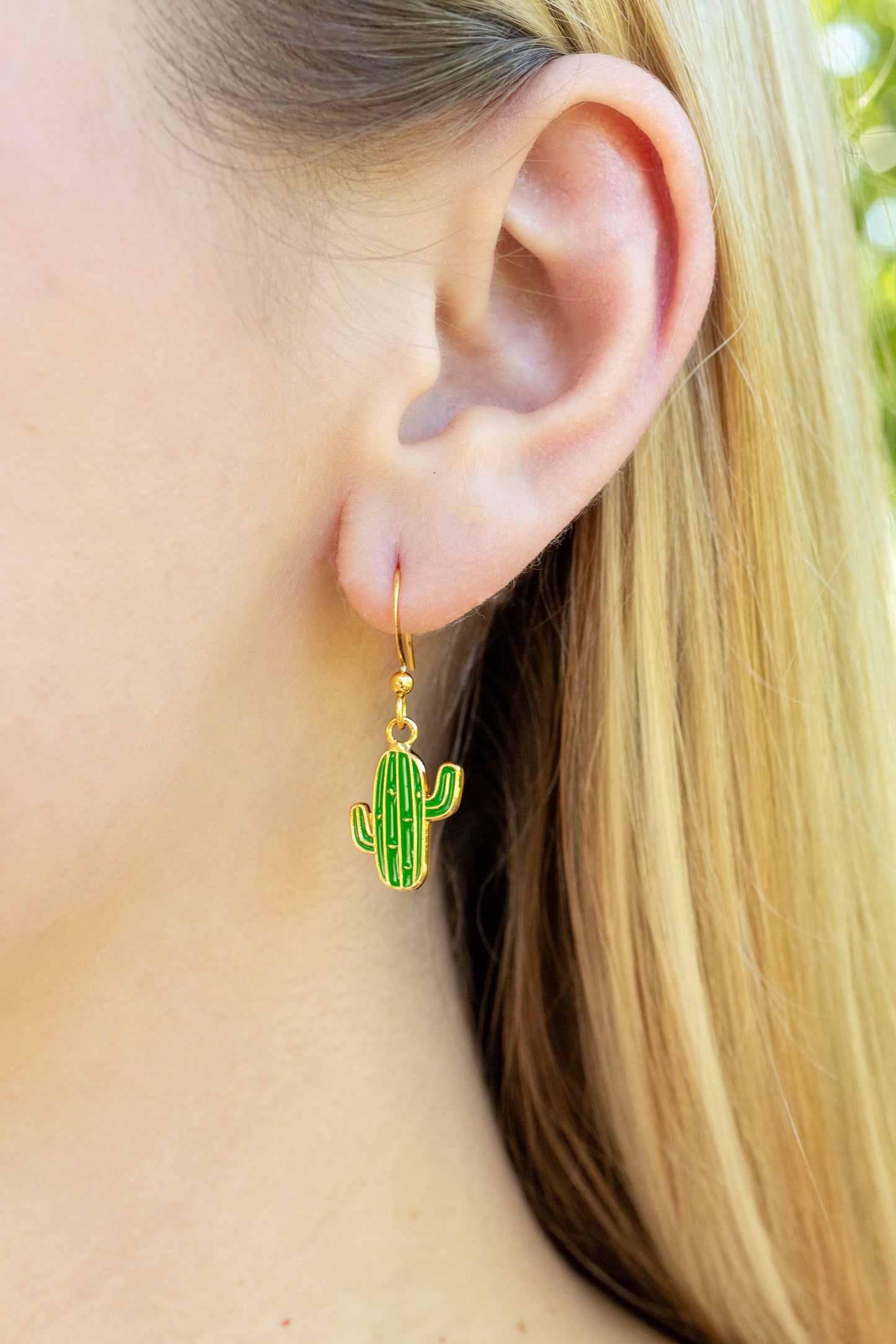 Sunny Cactus Enamel Earrings/ Bracelet/ Necklace