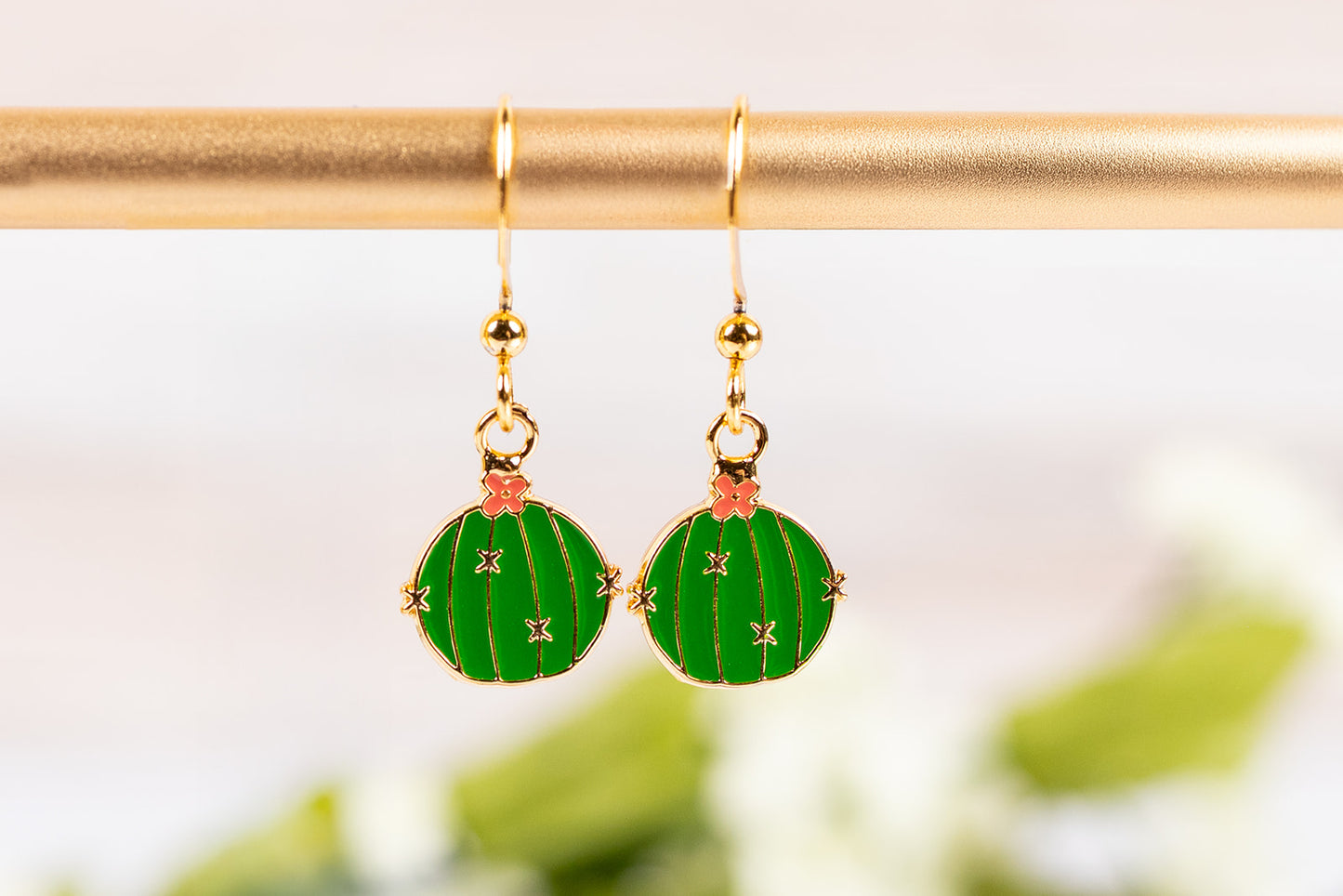Sunny Cactus Enamel Earrings/ Bracelet/ Necklace
