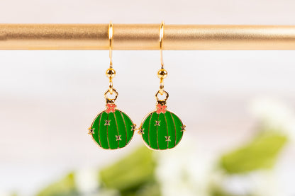 Sunny Cactus Enamel Earrings/ Bracelet/ Necklace