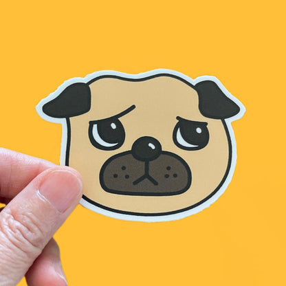 Pug Vinyl Sticker