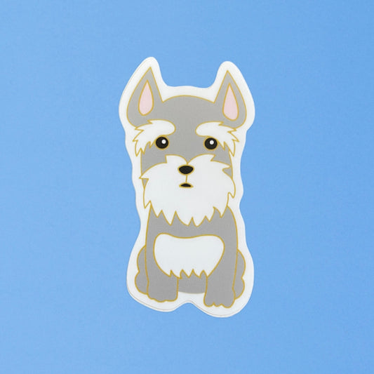 Schnauzer Die Cut Vinyl Sticker